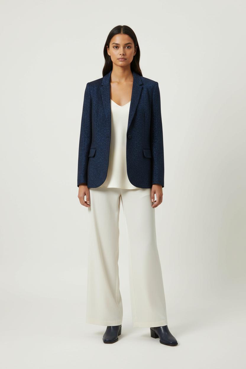 Blazer Bleu - Taille S/36 de la marque Claudie Pierlot | PARAD91878 - Vendu par Paradigme - Image 1