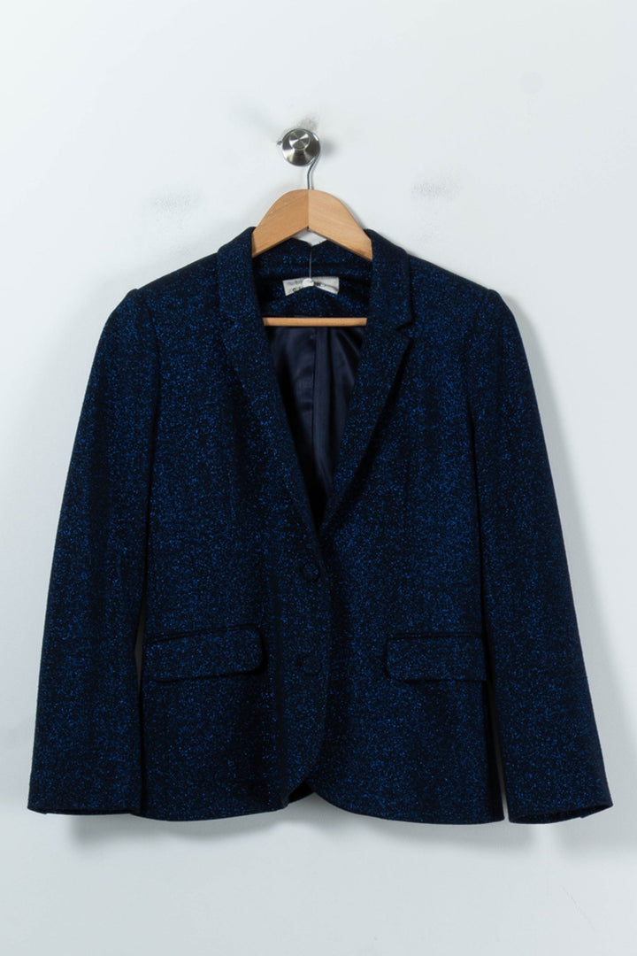 Blazer Bleu - Taille S/36 de la marque Claudie Pierlot | PARAD91878 - Vendu par Paradigme - Image 2