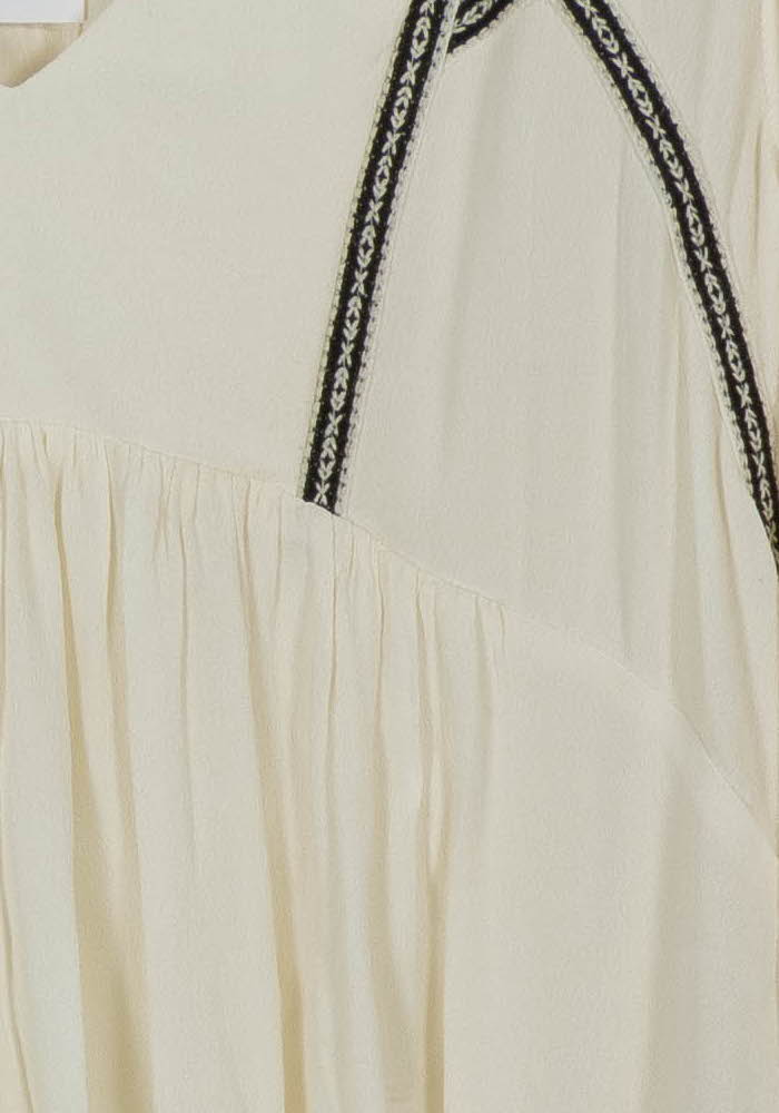 Blouse Beige - Taille S/36 de la marque ba&sh | PARAD91880 - Vendu par Paradigme - Image 3