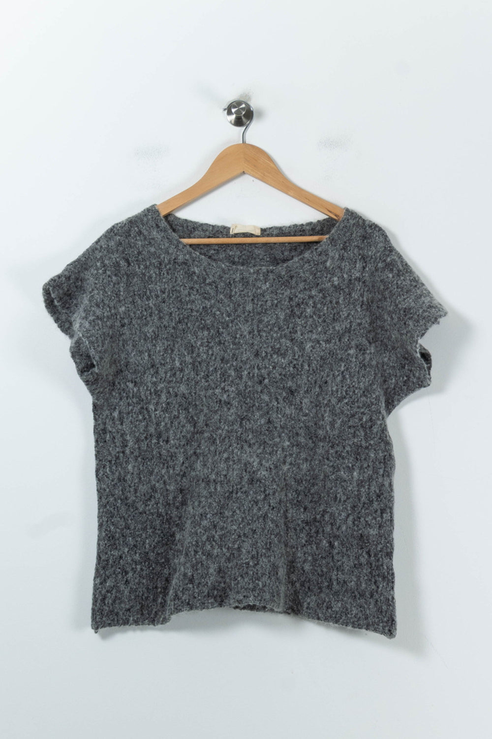 Pull Gris - Taille S/36 de la marque American Vintage | PARAD91882 - Vendu par Paradigme - Image 2