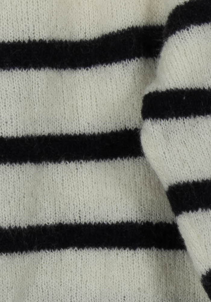 Pull Blanc et Noir - Taille XS/34 de la marque Des petits hauts | PARAD91883 - Vendu par Paradigme - Image 3