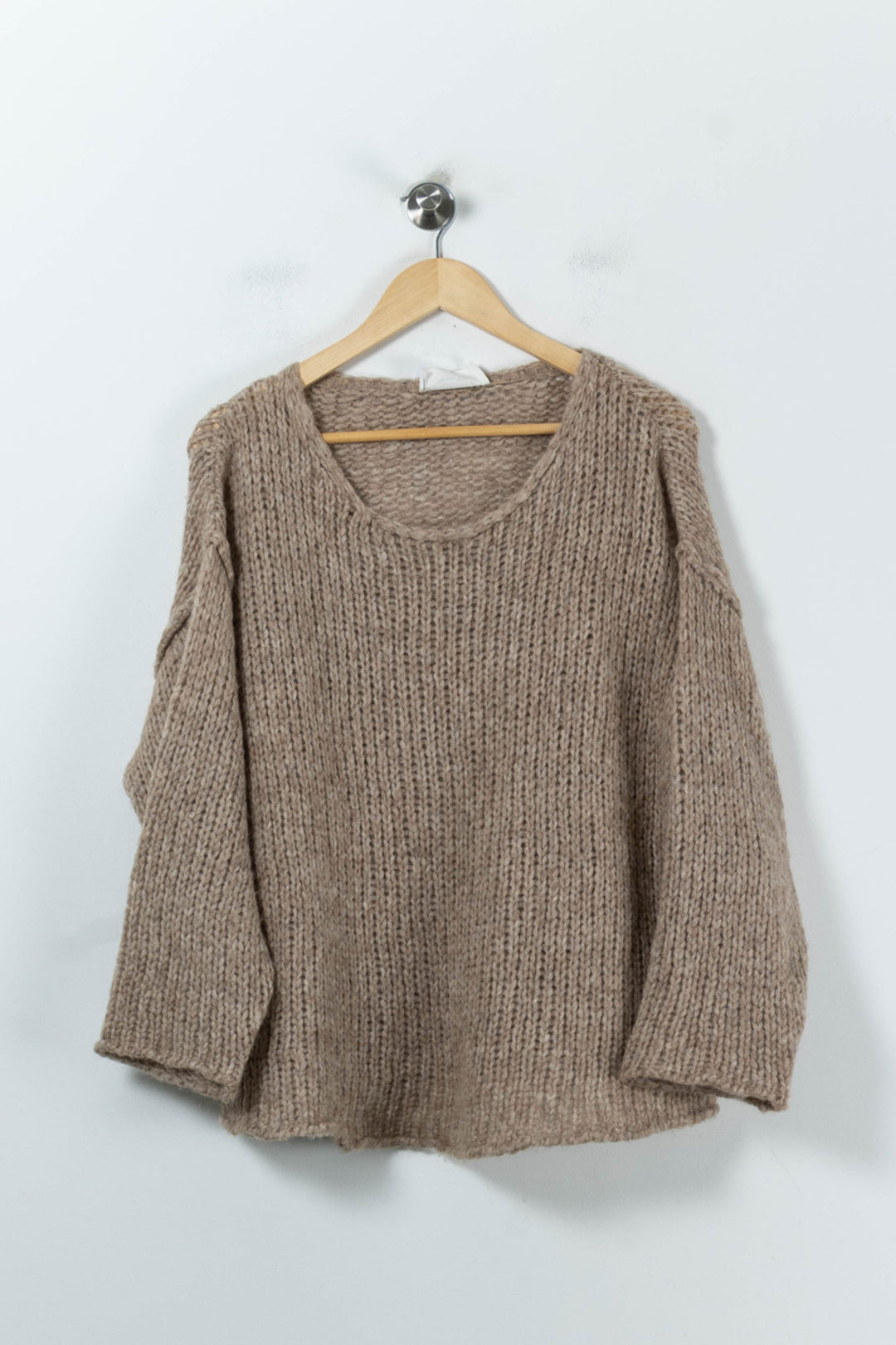 Pull Beige - Taille S/36 de la marque American Vintage | PARAD91884 - Vendu par Paradigme - Image 2