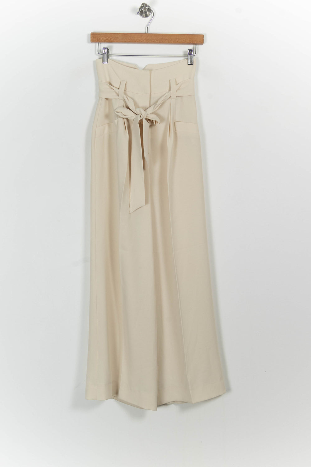 Pantalon Large Beige - Taille XS/34 de la marque Tara Jarmon | PARAD91885 - Vendu par Paradigme - Image 2