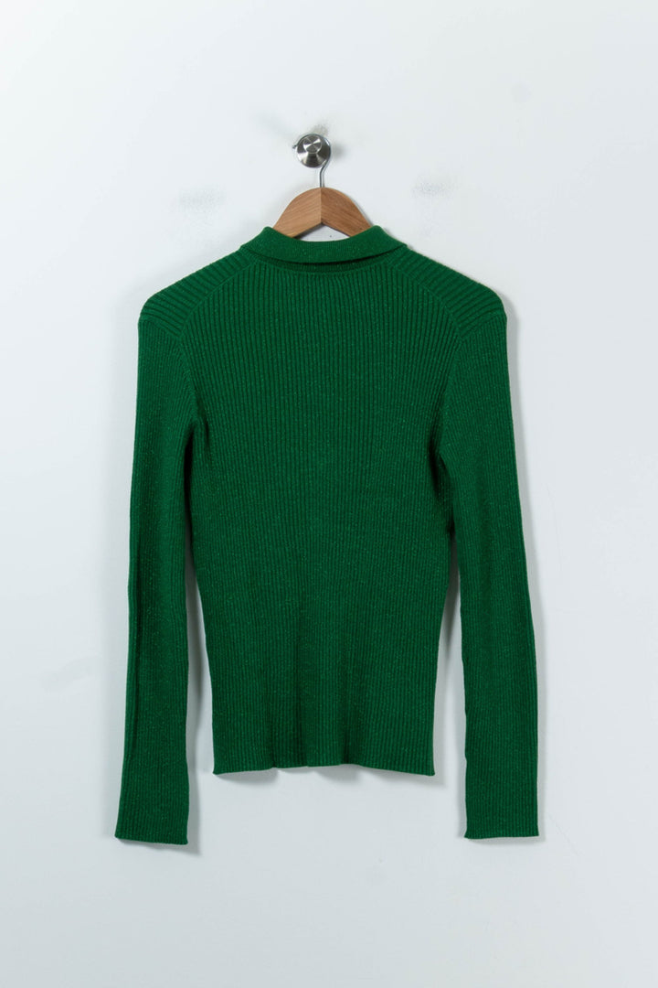 Cardigan Vert - Taille S/36 de la marque Tara Jarmon | PARAD91886 - Vendu par Paradigme - Image 4