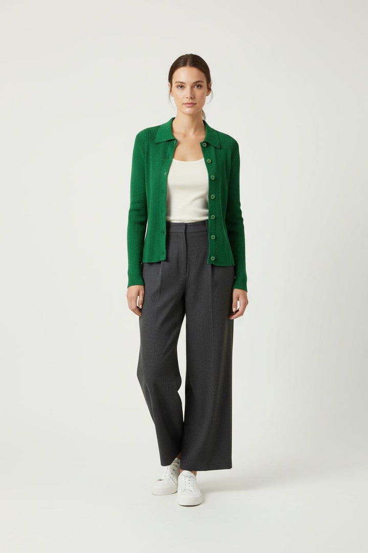 Cardigan Vert - Taille S/36 de la marque Tara Jarmon | PARAD91886 - Vendu par Paradigme - Image 1