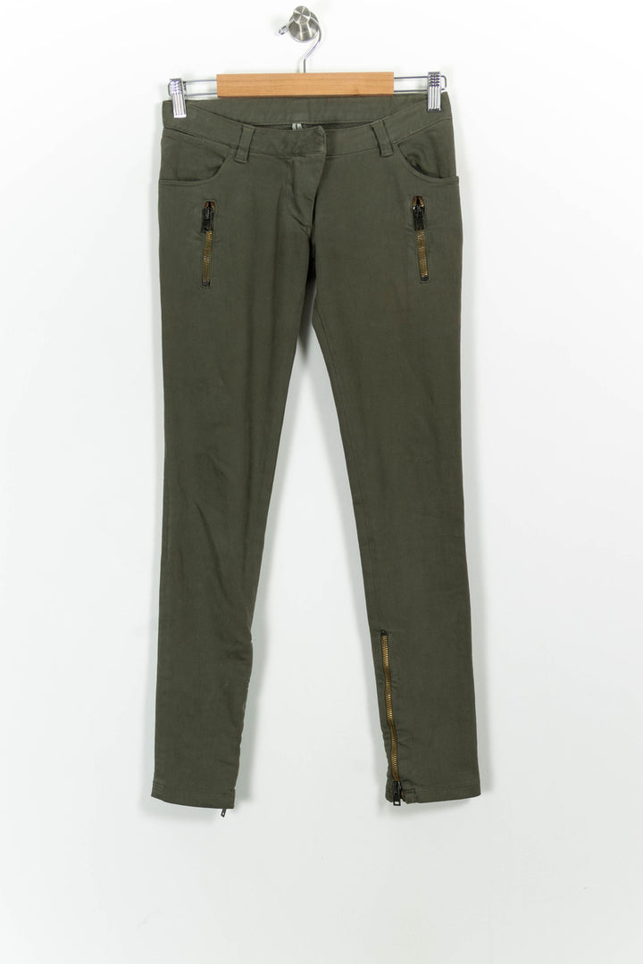Pantalon Slim Vert - Taille XS/34 de la marque IRO | PARAD91890 - Vendu par Paradigme - Image 2