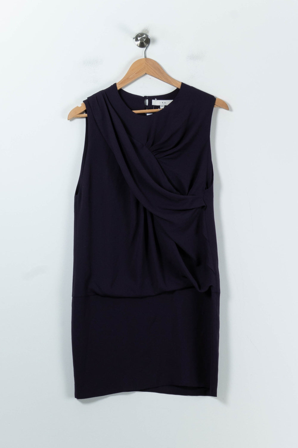 Robe Drapée Violette - Taille M/38 de la marque IRO | PARAD91893 - Vendu par Paradigme - Image 2