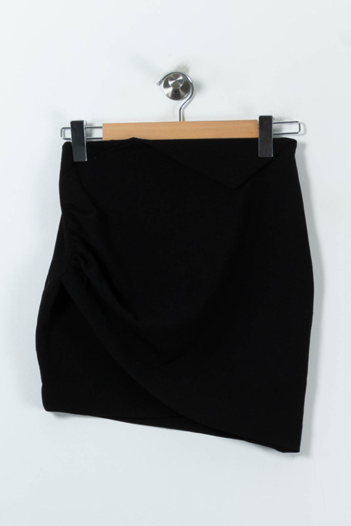 Jupe Drapée Noire - Taille M/38 de la marque IRO | PARAD91894 - Vendu par Paradigme - Image 2