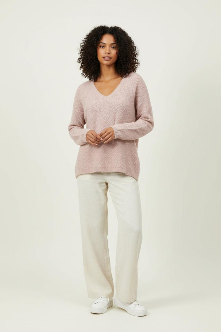 Pull Rose - Taille S/36 de la marque Sud express | PARAD91897 - Vendu par Paradigme - Image 1