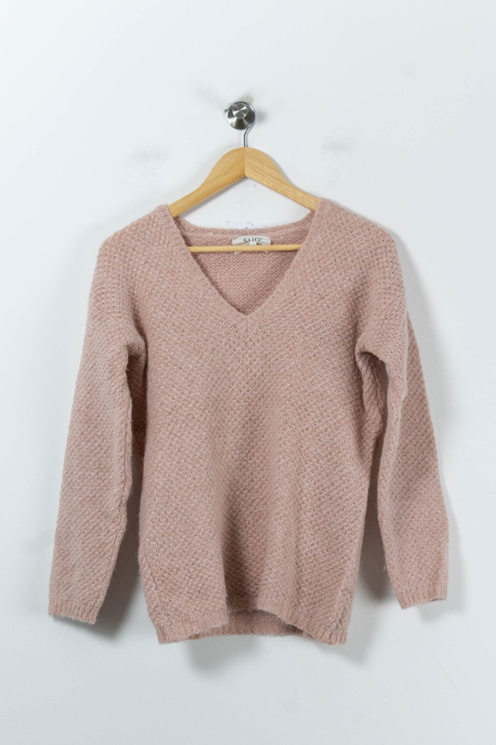 Pull Rose - Taille S/36 de la marque Sud express | PARAD91897 - Vendu par Paradigme - Image 2