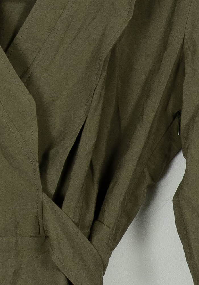 Robe portefeuille verte - Taille L/40 de la marque Claudie Pierlot | PARAD91914 - Vendu par Paradigme - Image 3