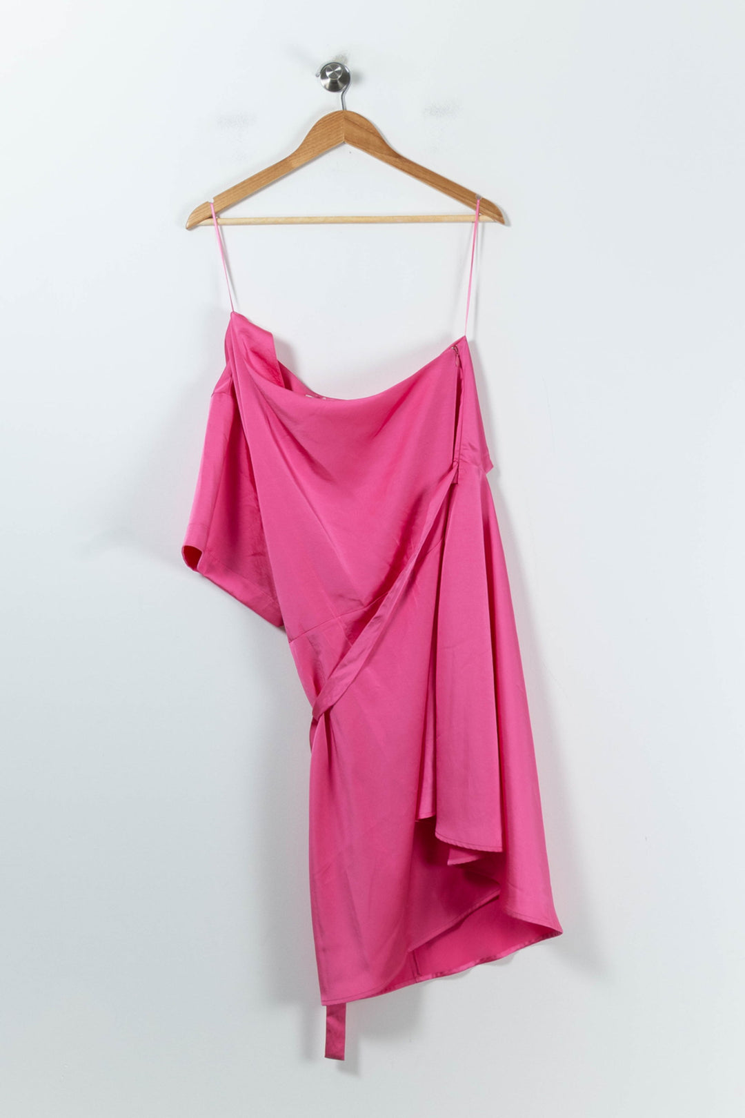 Robe Asymétrique Rose - Taille XL/42 de la marque Claudie Pierlot | PARAD91917 - Vendu par Paradigme - Image 2