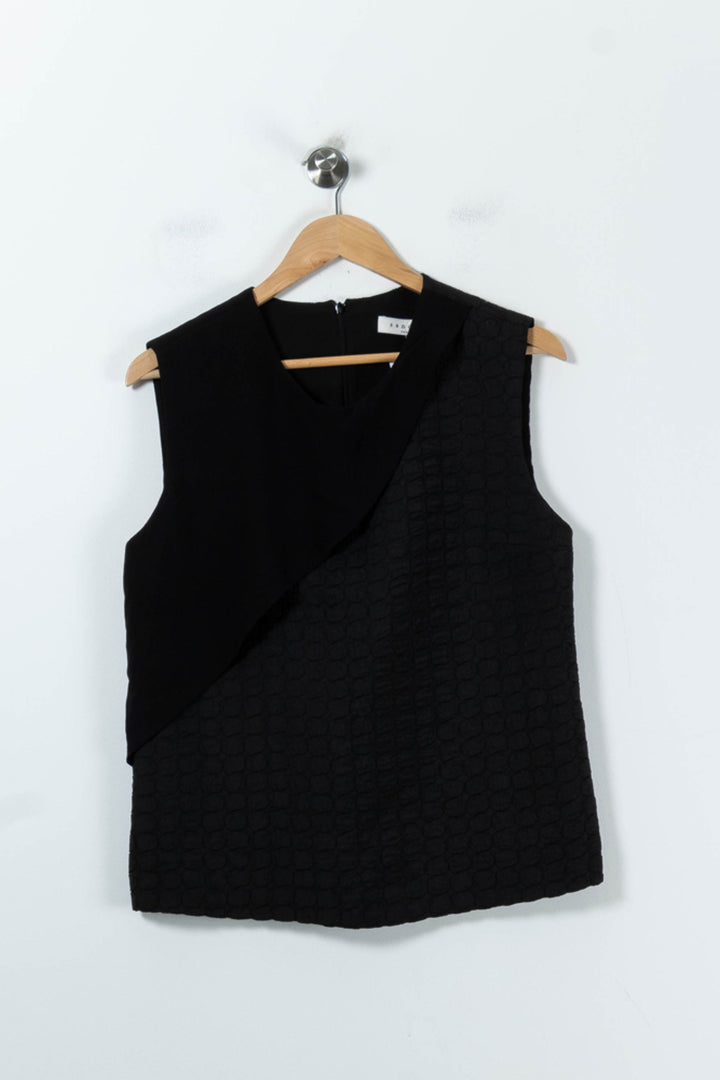 Débardeur Noir - Taille L/40 de la marque Sandro | PARAD91919 - Vendu par Paradigme - Image 2