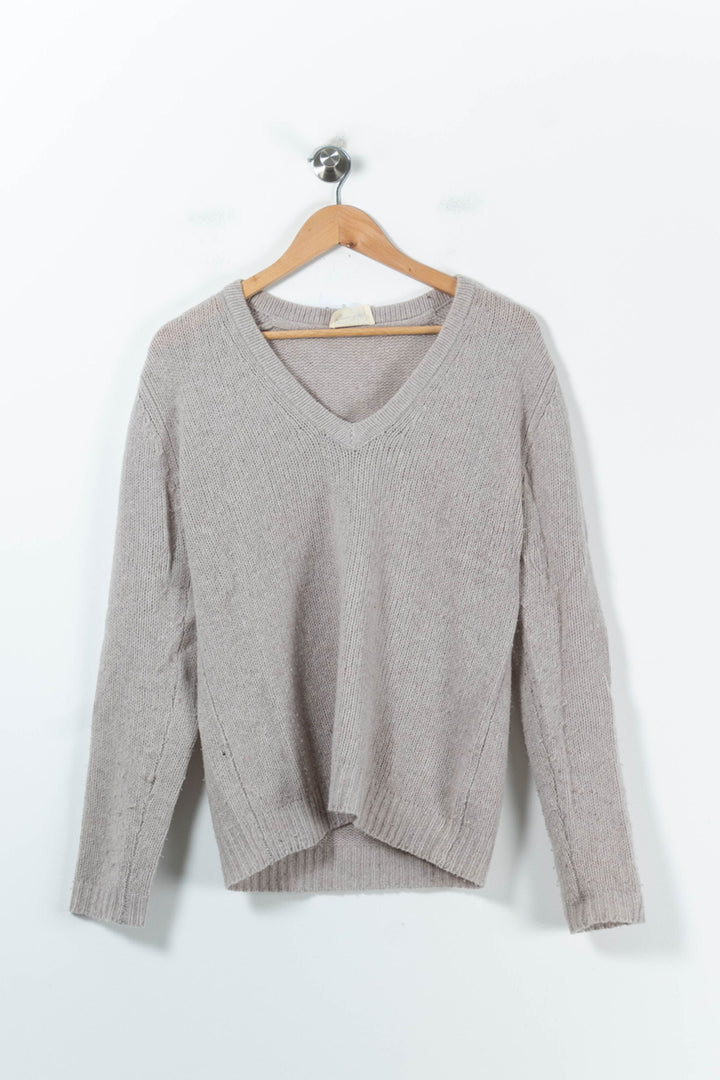 Pull Beige - Taille M/38 de la marque American Vintage | PARAD91941 - Vendu par Paradigme - Image 2