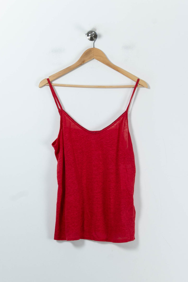 Débardeur Rouge - Taille M/38 de la marque Sud express | PARAD91943 - Vendu par Paradigme - Image 2
