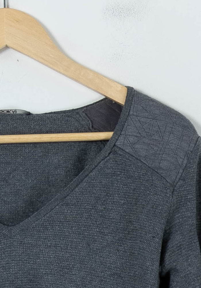 Pull Gris - Taille S/36 de la marque Kookai | PARAD91946 - Vendu par Paradigme - Image 3