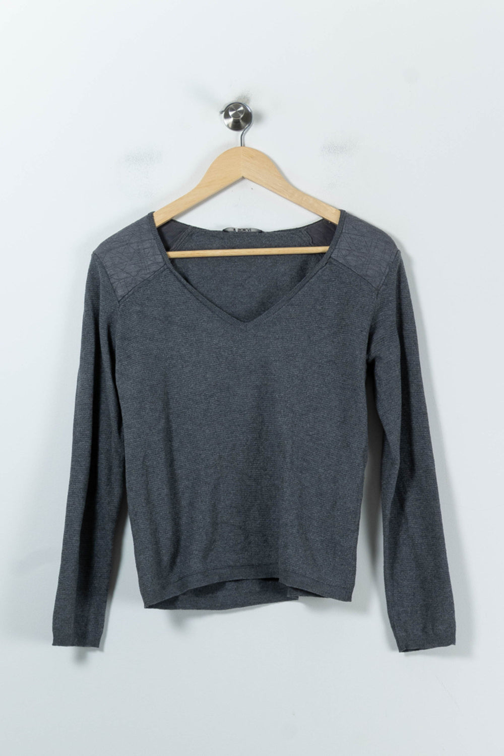 Pull Gris - Taille S/36 de la marque Kookai | PARAD91946 - Vendu par Paradigme - Image 2