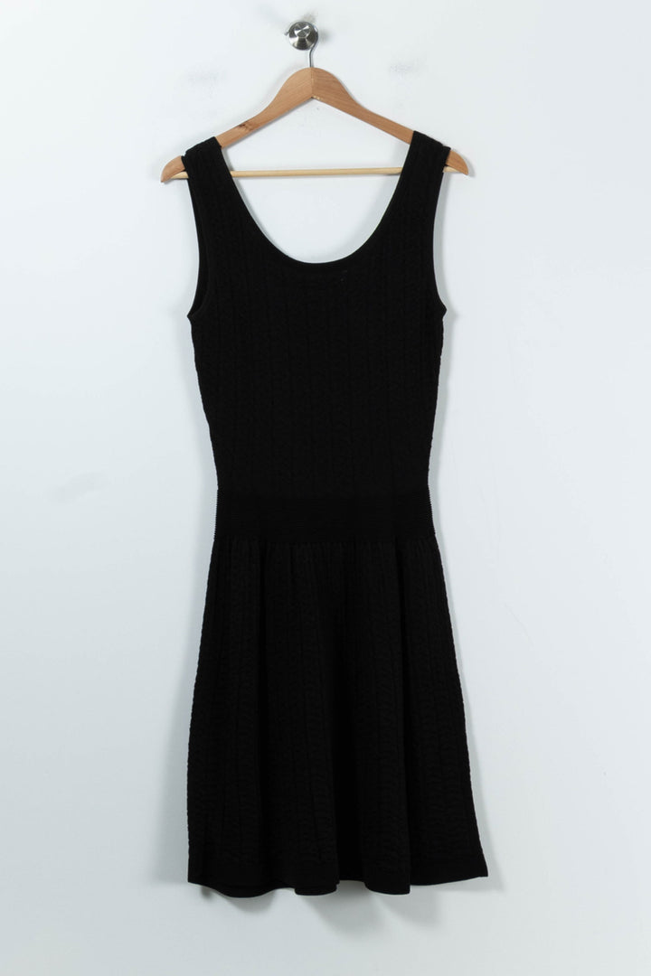 Robe Sans Manches Noire - Taille L/40 de la marque Sandro | PARAD91948 - Vendu par Paradigme - Image 4