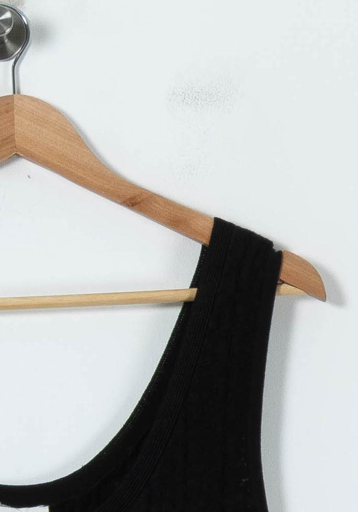 Robe Sans Manches Noire - Taille L/40 de la marque Sandro | PARAD91948 - Vendu par Paradigme - Image 3