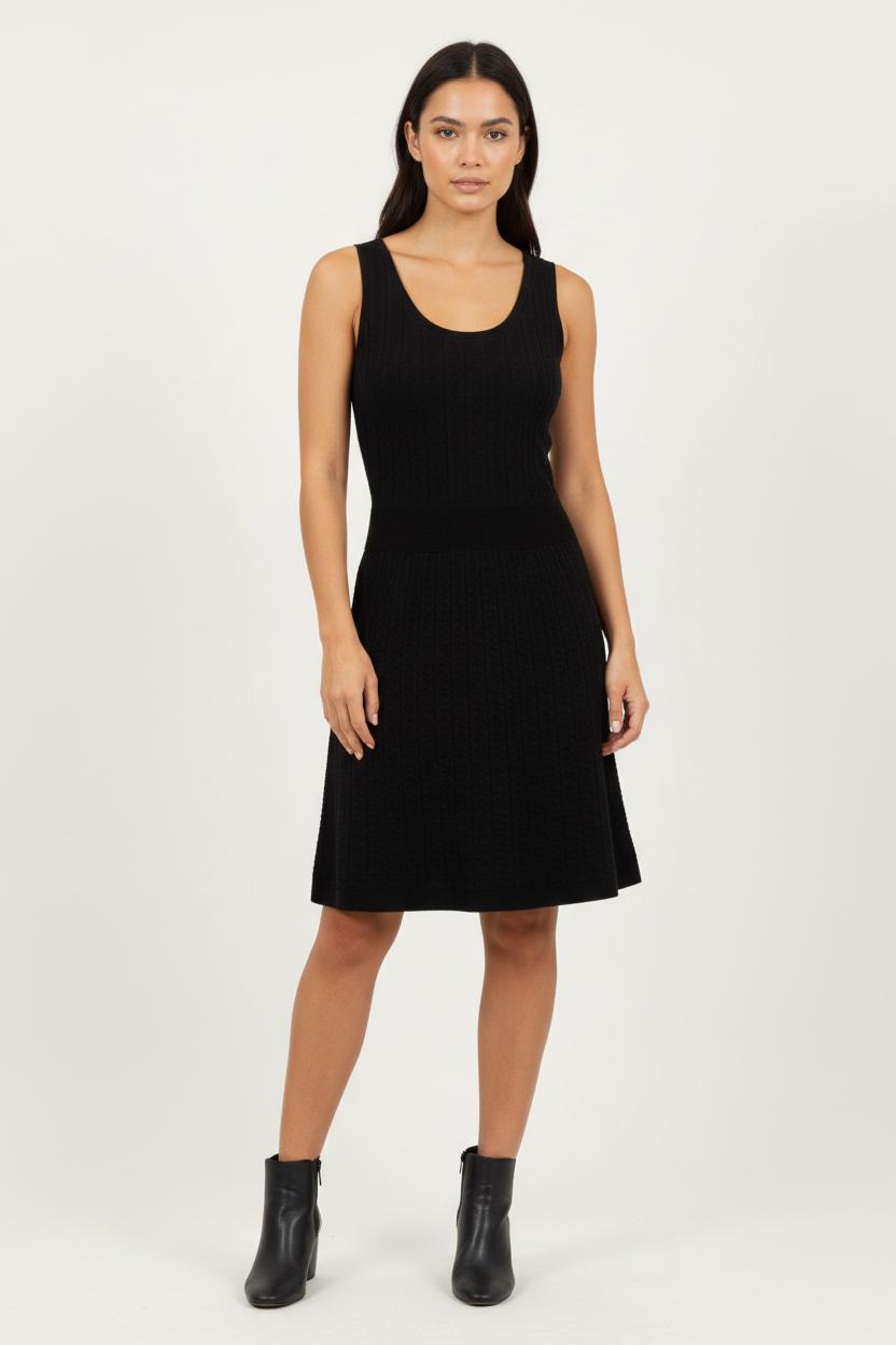 Robe Sans Manches Noire - Taille L/40 de la marque Sandro | PARAD91948 - Vendu par Paradigme - Image 1