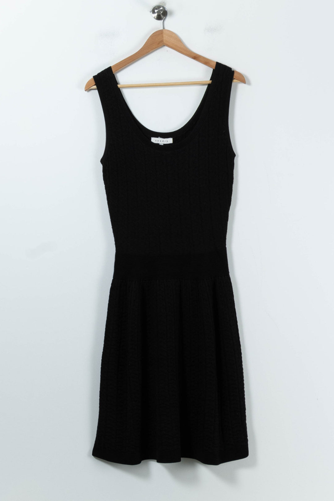 Robe Sans Manches Noire - Taille L/40 de la marque Sandro | PARAD91948 - Vendu par Paradigme - Image 2