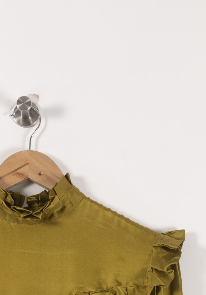 Blouse Verte - Taille L/40 de la marque Valentine Gauthier | PARAD91950 - Vendu par Paradigme - Image 3