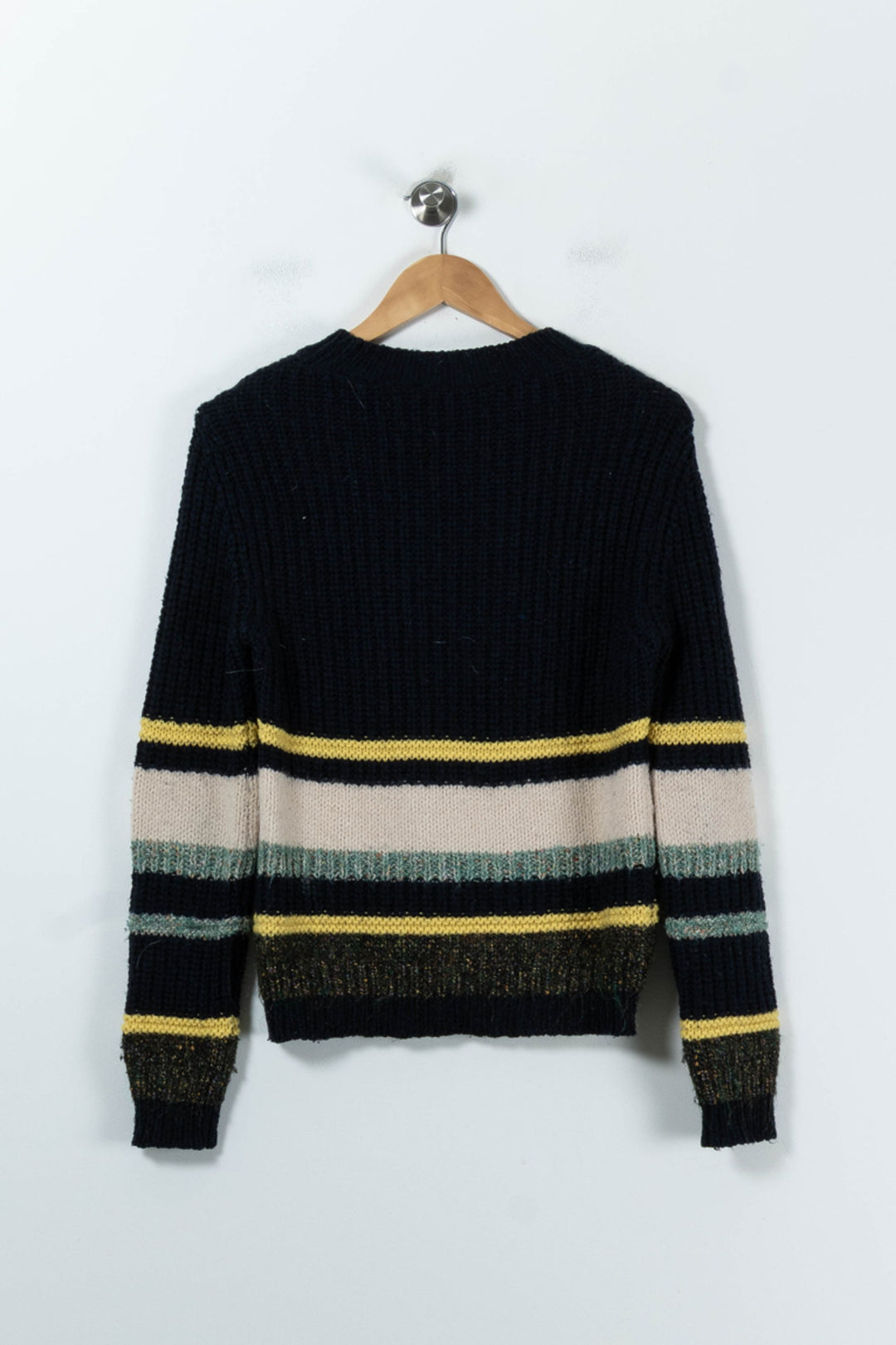 Pull Bleu et Jaune - Taille S/36 de la marque Vanessa Bruno | PARAD91953 - Vendu par Paradigme - Image 4