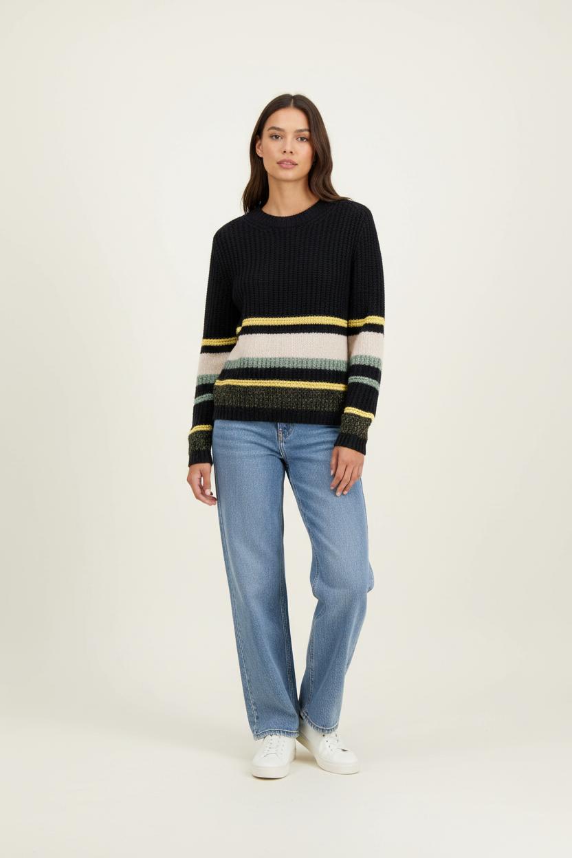 Pull Bleu et Jaune - Taille S/36 de la marque Vanessa Bruno | PARAD91953 - Vendu par Paradigme - Image 1