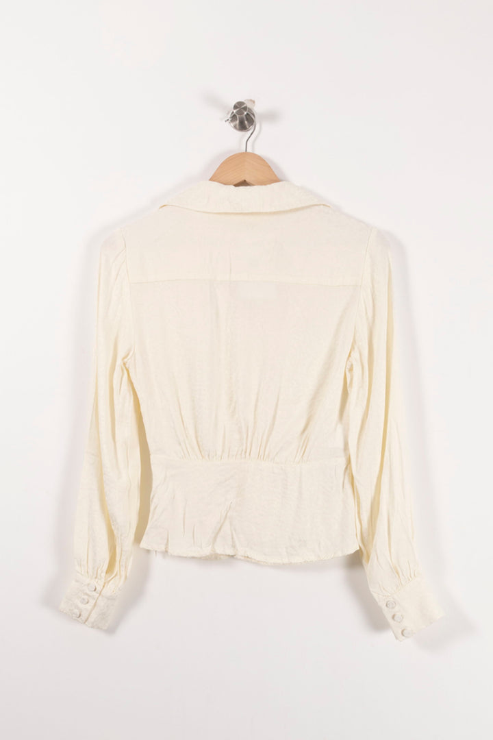 Blouse Beige - Taille S/36 de la marque Kookai | PARAD91957 - Vendu par Paradigme - Image 4