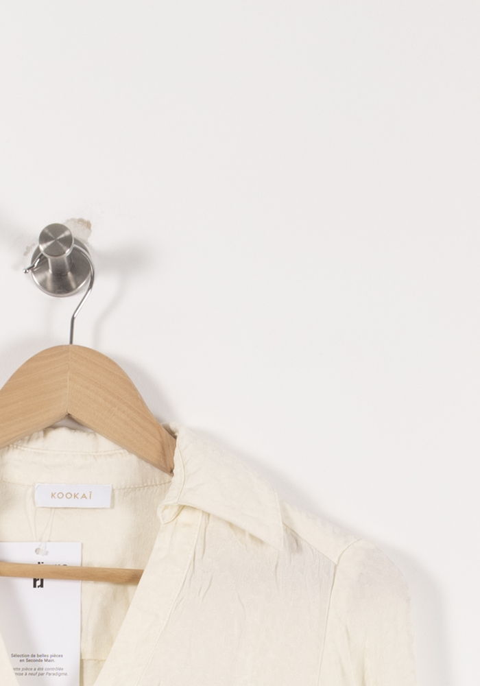 Blouse Beige - Taille S/36 de la marque Kookai | PARAD91957 - Vendu par Paradigme - Image 3