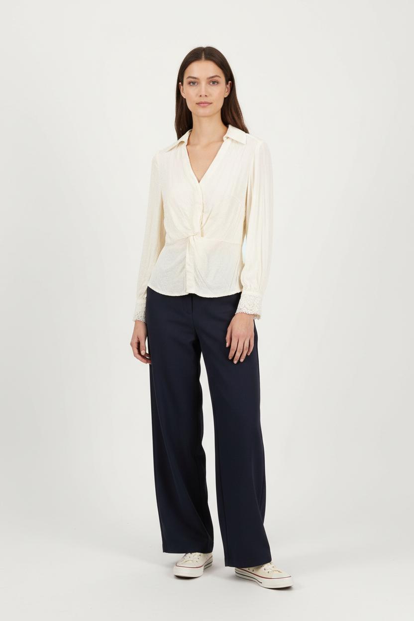 Blouse Beige - Taille S/36 de la marque Kookai | PARAD91957 - Vendu par Paradigme - Image 1