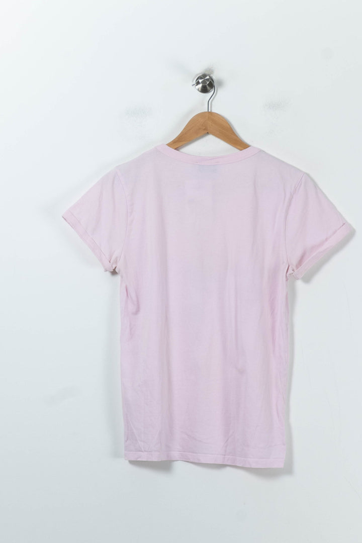Tee-shirt Rose - Taille M/38 de la marque Maison Kitsuné | PARAD91963 - Vendu par Paradigme - Image 4
