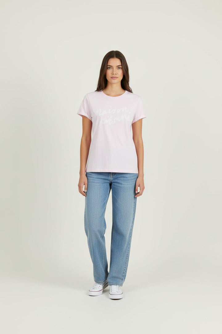 Tee-shirt Rose - Taille M/38 de la marque Maison Kitsuné | PARAD91963 - Vendu par Paradigme - Image 1