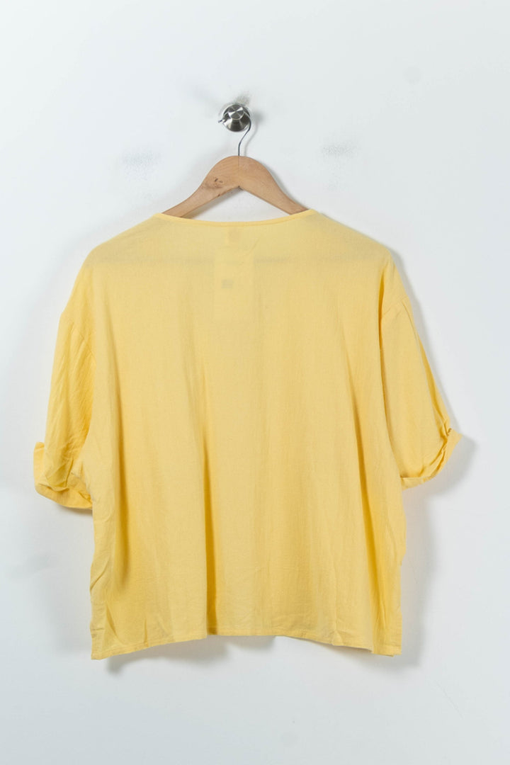 Blouse Jaune - Taille L/40 de la marque Des petits hauts | PARAD91965 - Vendu par Paradigme - Image 4