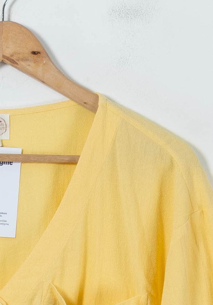 Blouse Jaune - Taille L/40 de la marque Des petits hauts | PARAD91965 - Vendu par Paradigme - Image 3