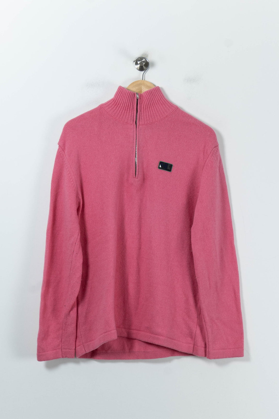 Pull Zippé Rose - Taille S/36 de la marque Maison Kitsuné | PARAD91972 - Vendu par Paradigme - Image 2