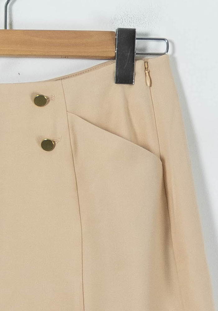 Jupe Courte Beige - Taille L/40 de la marque Karl Marc John | PARAD91974 - Vendu par Paradigme - Image 3