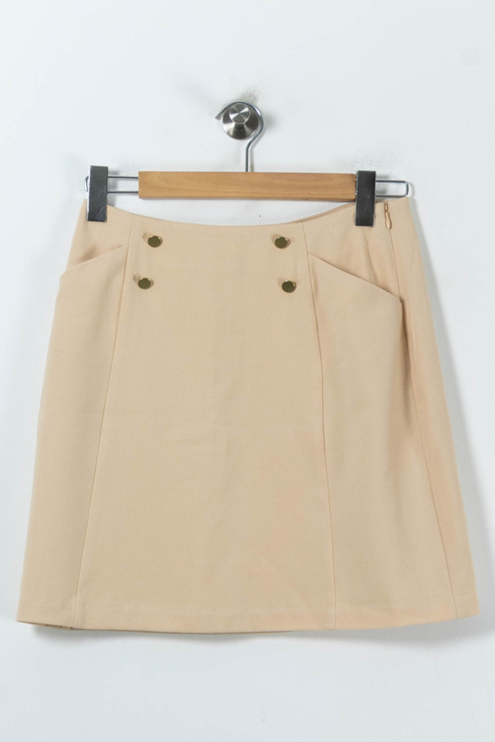 Jupe Courte Beige - Taille L/40 de la marque Karl Marc John | PARAD91974 - Vendu par Paradigme - Image 2