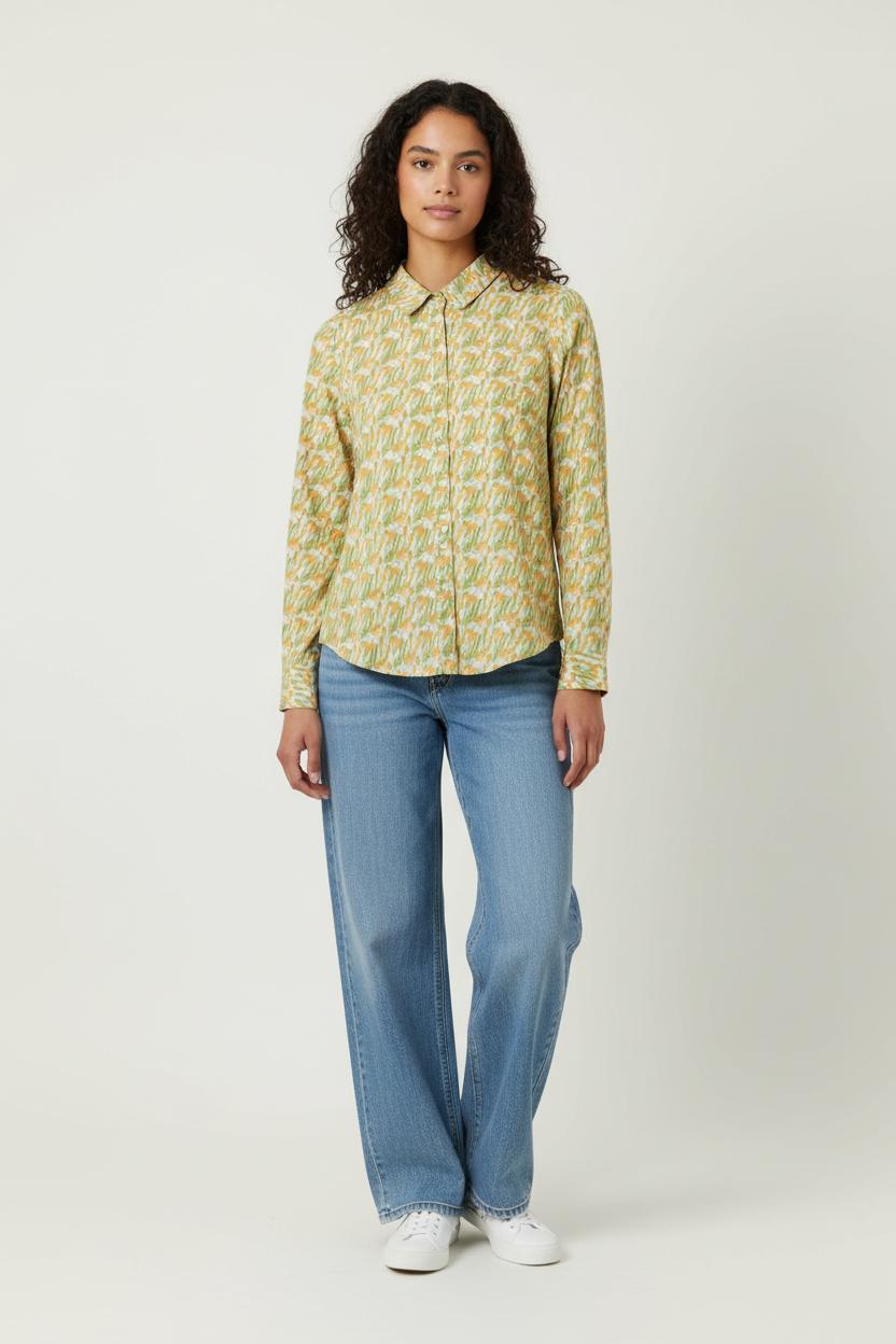 Chemise Verte et Jaune - Taille S/36 de la marque Karl Marc John | PARAD91983 - Vendu par Paradigme - Image 1