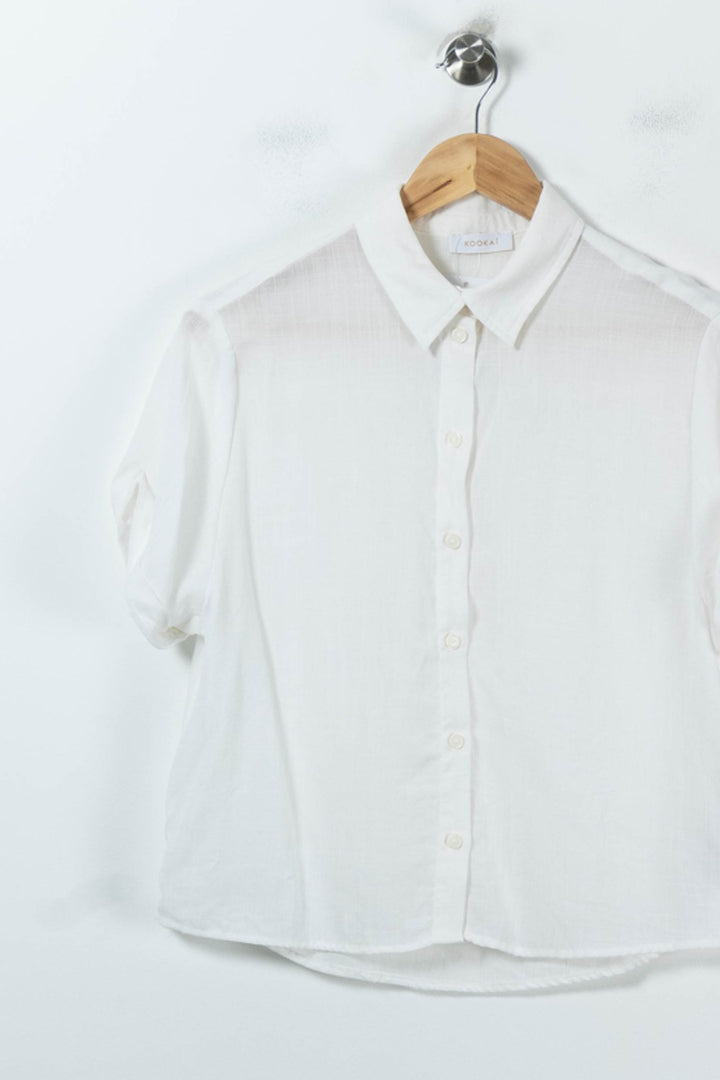 Chemise Blanche - Taille XS/34 de la marque Kookai | PARAD91985 - Vendu par Paradigme - Image 2