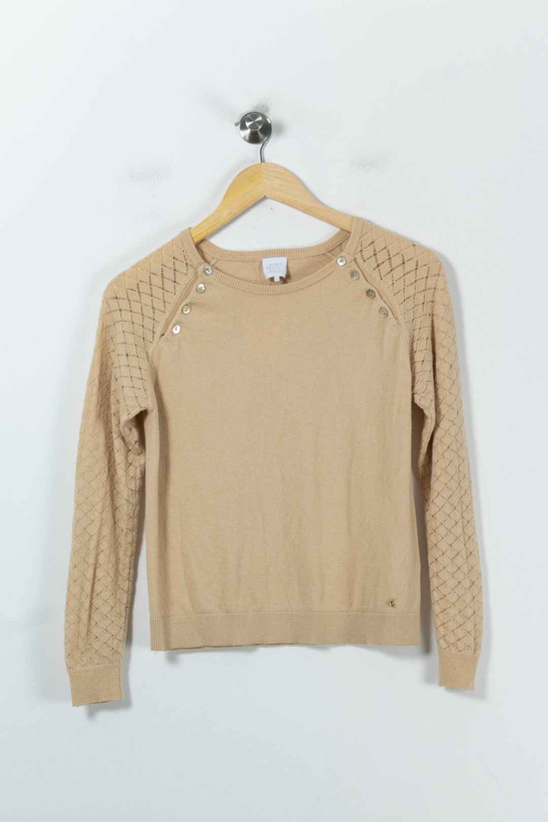 Pull Beige - Taille S/36 de la marque Karl Marc John | PARAD91987 - Vendu par Paradigme - Image 2