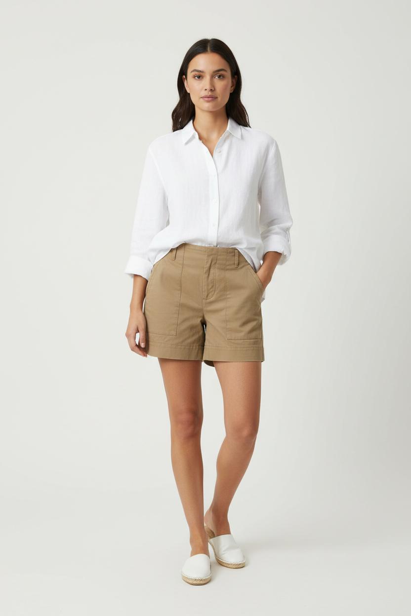 Short Beige - Taille L/40 de la marque Sandro | PARAD91995 - Vendu par Paradigme - Image 1