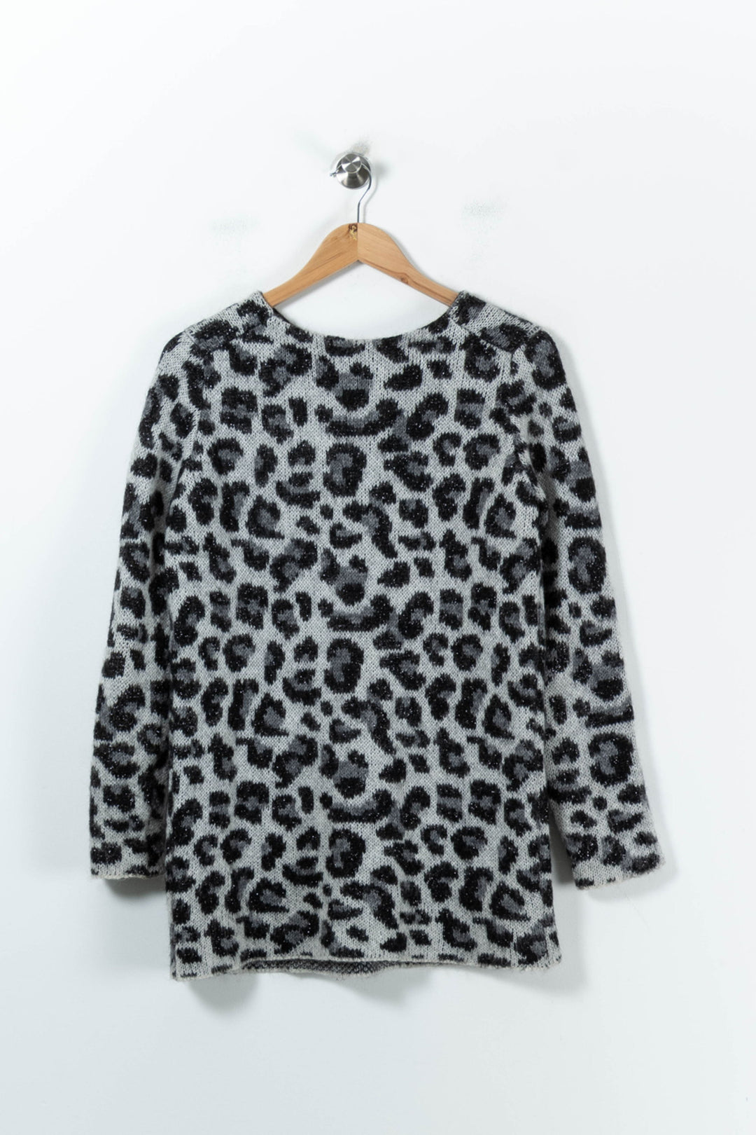 Pull Gris et Noir - Taille S/36 de la marque Maje | PARAD91997 - Vendu par Paradigme - Image 4