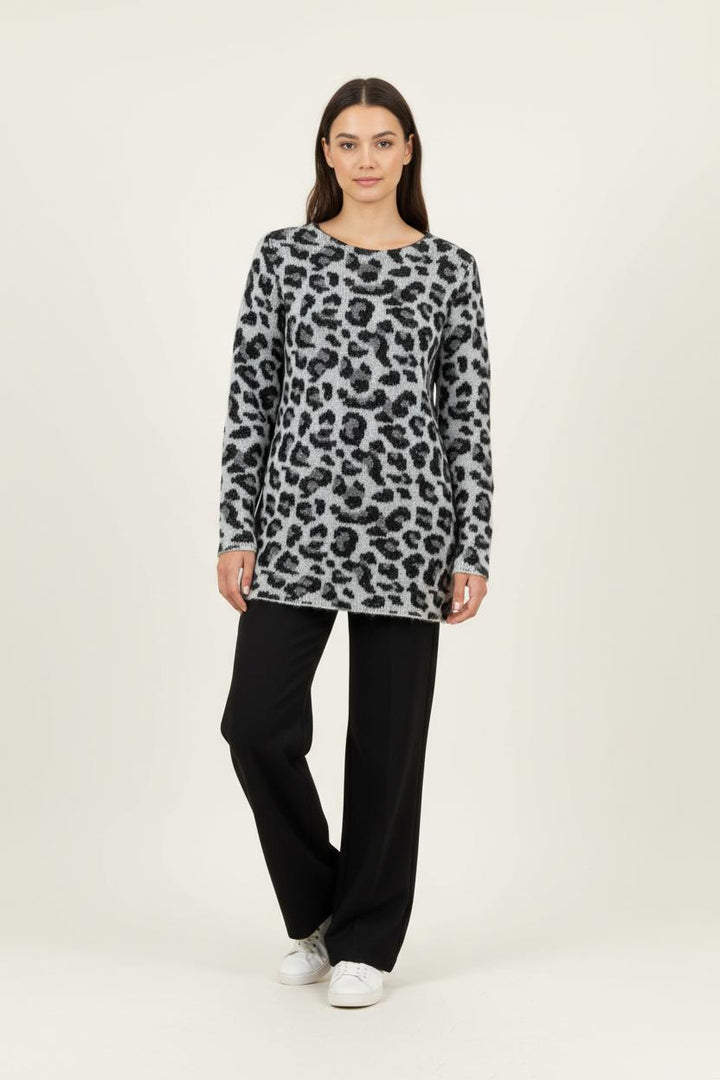 Pull Gris et Noir - Taille S/36 de la marque Maje | PARAD91997 - Vendu par Paradigme - Image 1