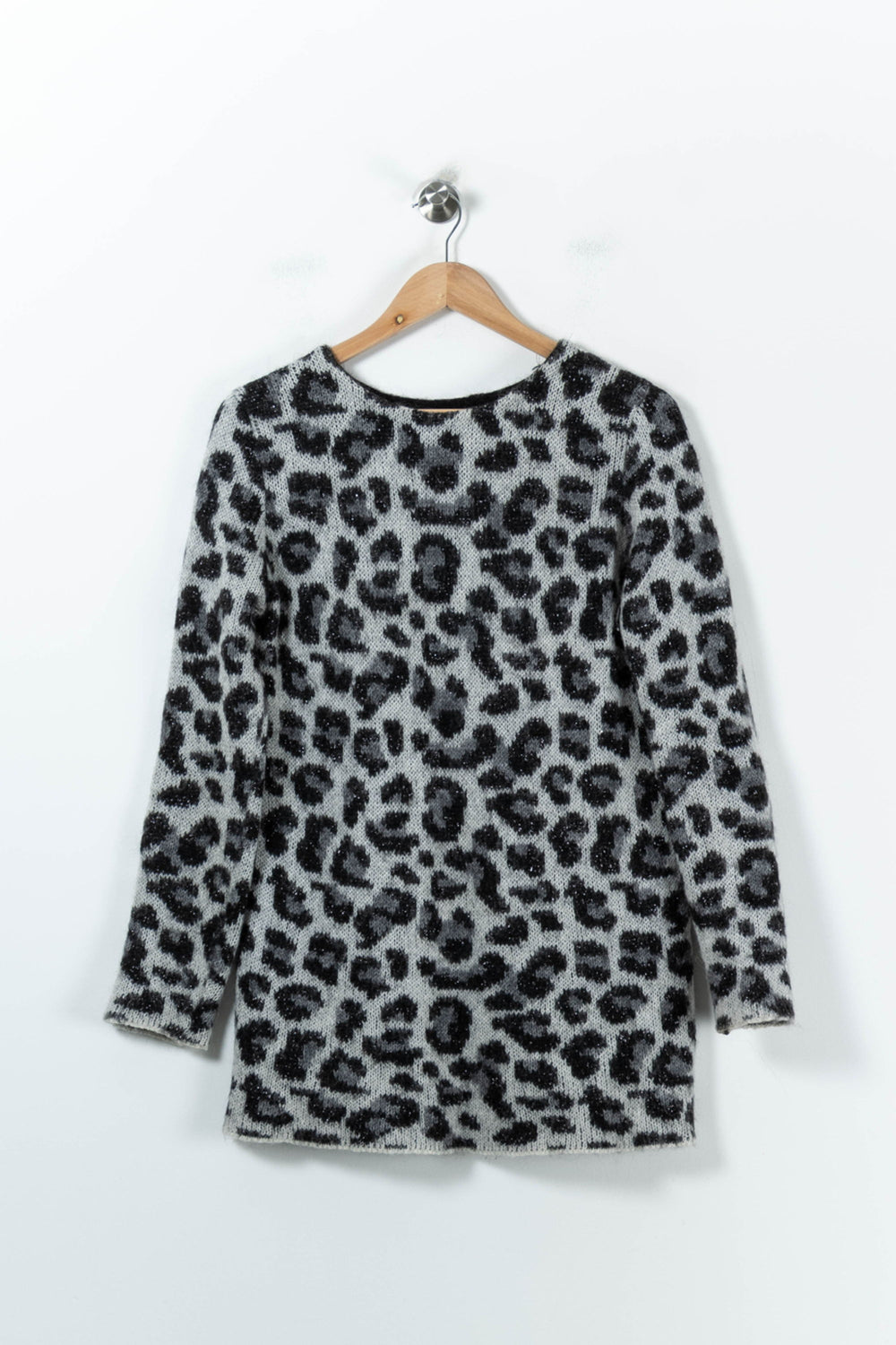 Pull Gris et Noir - Taille S/36 de la marque Maje | PARAD91997 - Vendu par Paradigme - Image 2