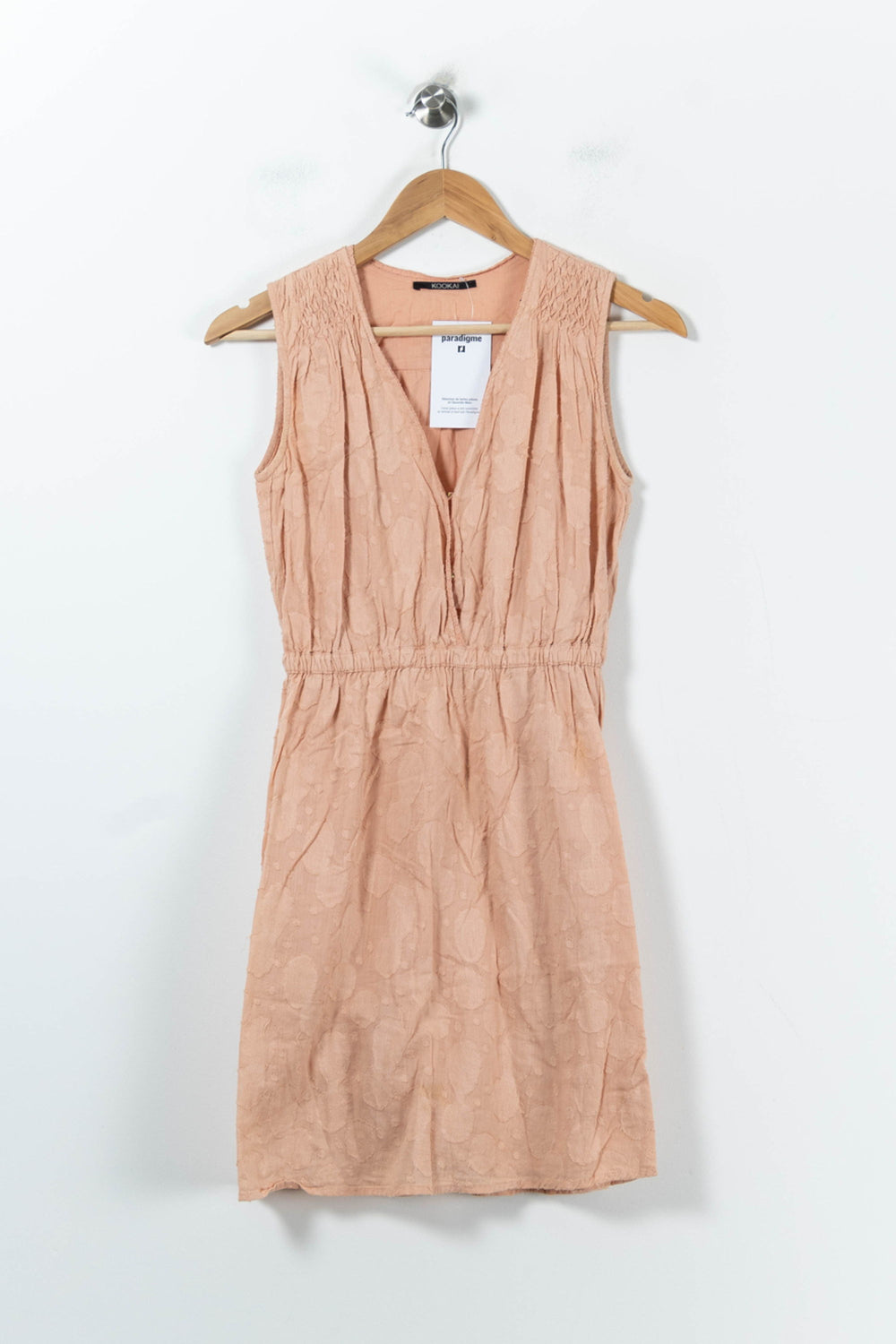 Robe Sans Manches Rose - Taille XS/34 de la marque Kookai | PARAD92002 - Vendu par Paradigme - Image 2