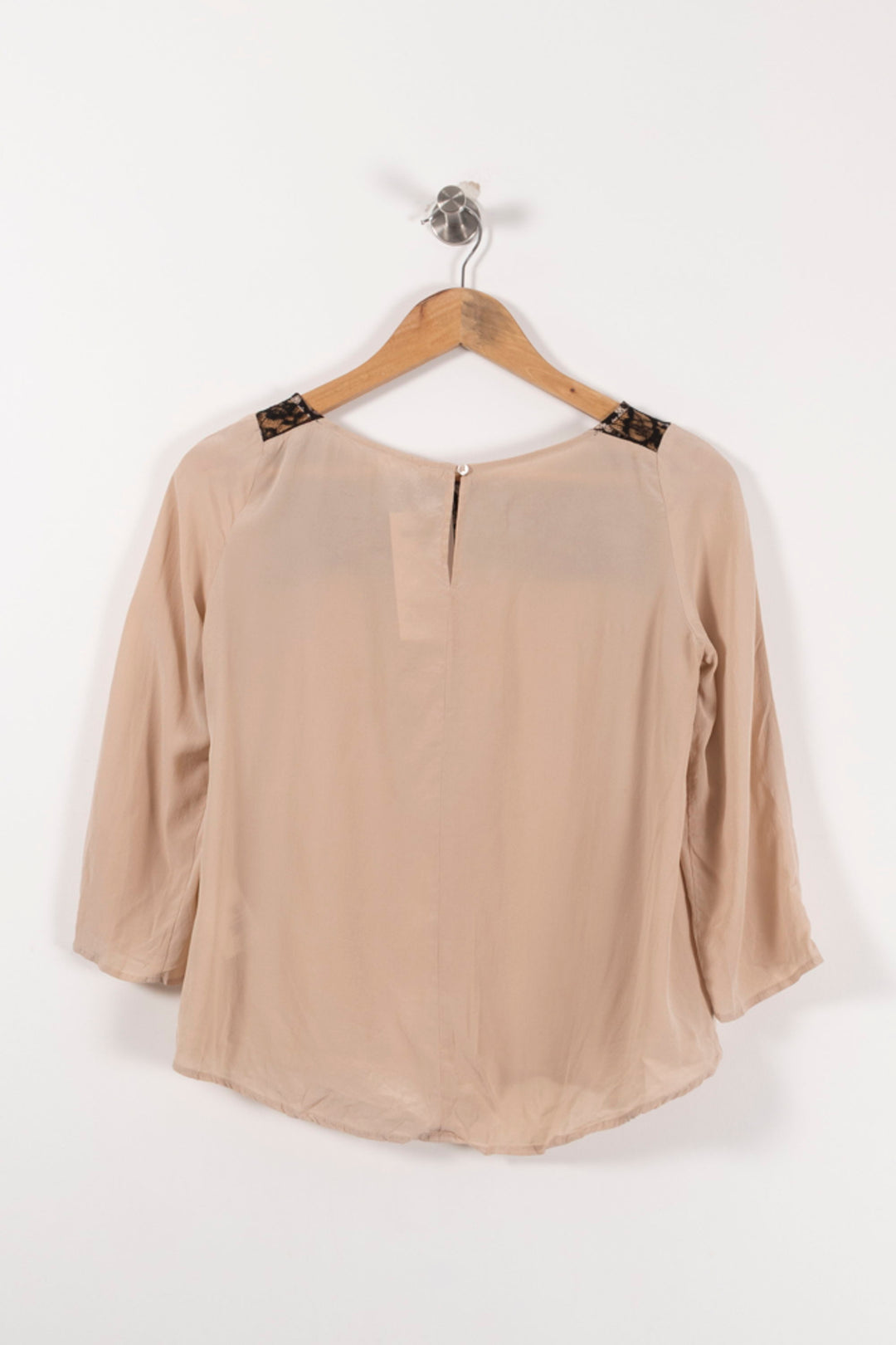Blouse Beige et Noire - Taille M/38 de la marque Pablo | PARAD92003 - Vendu par Paradigme - Image 4