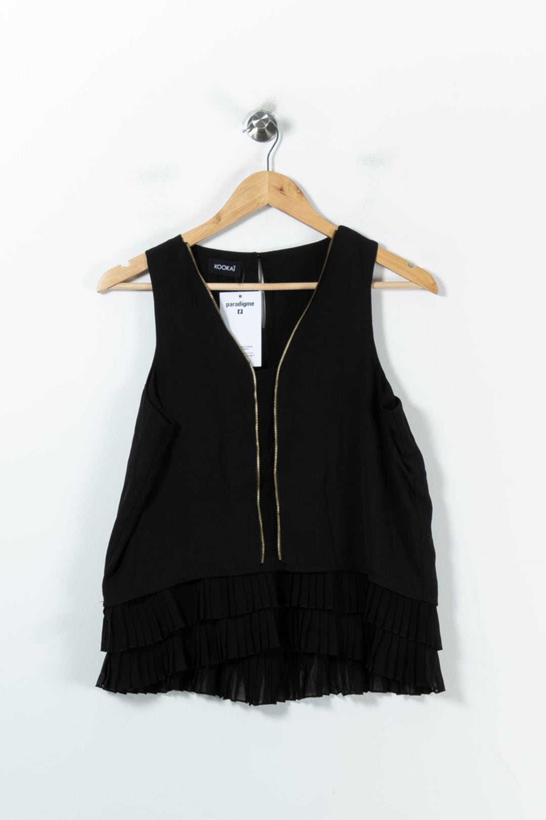 Débardeur Noir - Taille M/38 de la marque Kookai | PARAD92004 - Vendu par Paradigme - Image 2