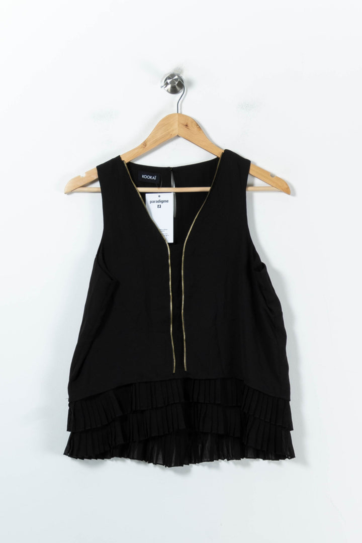 Débardeur Noir - Taille M/38 de la marque Kookai | PARAD92004 - Vendu par Paradigme - Image 2