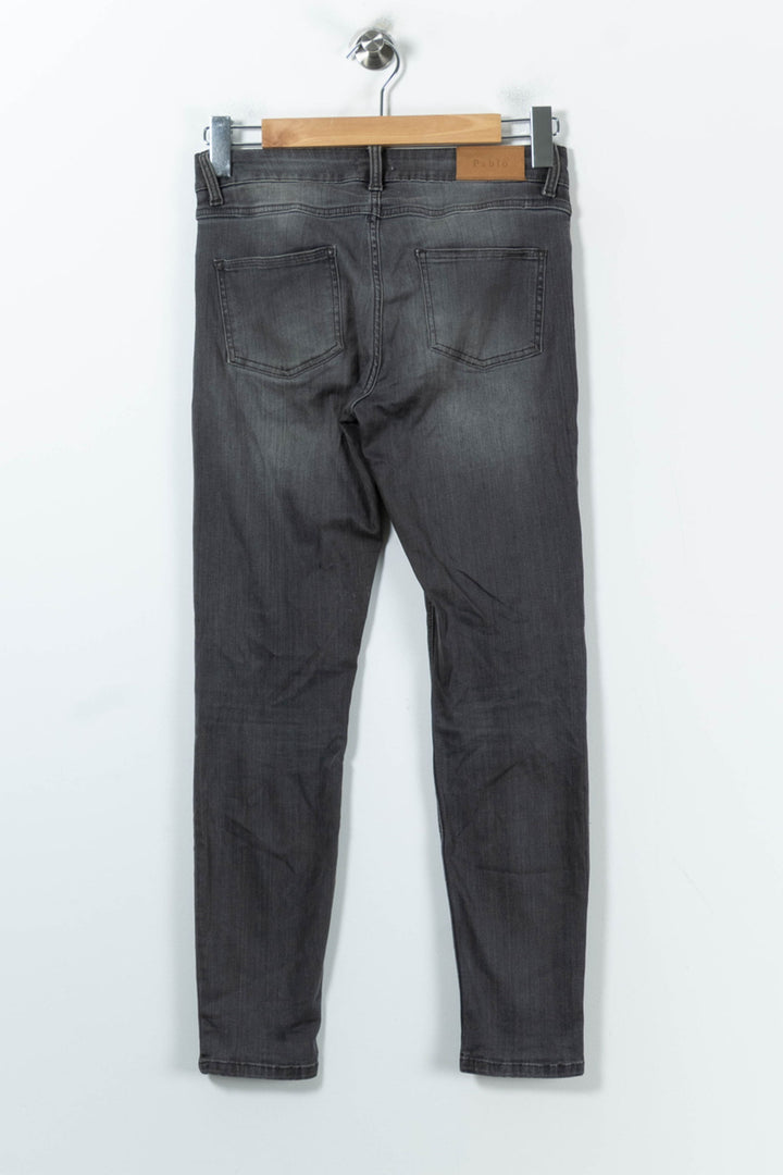 Jean Gris - Taille S/36 de la marque Pablo | PARAD92008 - Vendu par Paradigme - Image 4